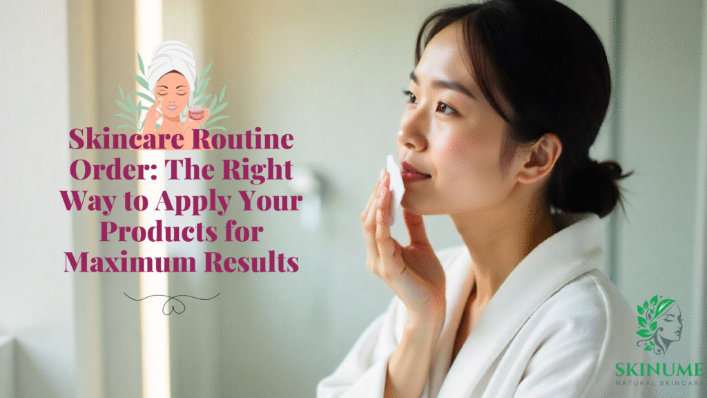 Skincare Routine Order: The Right Way to Apply Your Products for Maximum Results