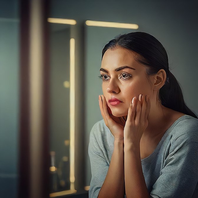 stress and skin